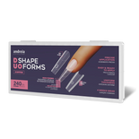Szablon Andreia Professional Duo Shape Forms Coffin do stylizacji paznokci 240 sztuk