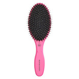 Szczotka Olivia Garden Expert Care Oval z mieszanym włosiem dzika do rozczesywania włosów różowa
