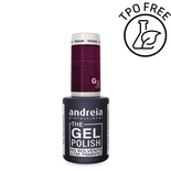 Lakier hybrydowy Andreia Professional The Gel Polish G25 z mocną pigmentacją perłowe bordo 10,5 ml