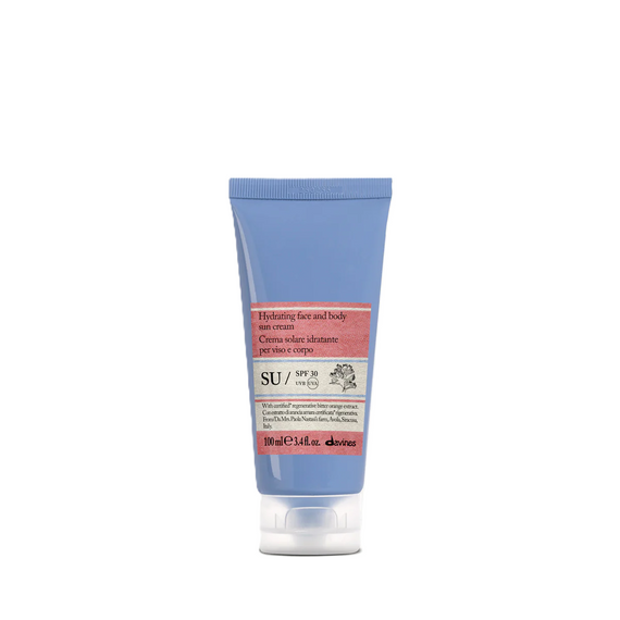 Krem Davines SU Protective Sun wodoodporny do opalania twarzy i ciała z filtrem SPF 30 100 ml