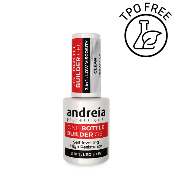 Żel budujący Andreia Professional 3 w 1 Clear samopoziomujący w butelce 14 ml