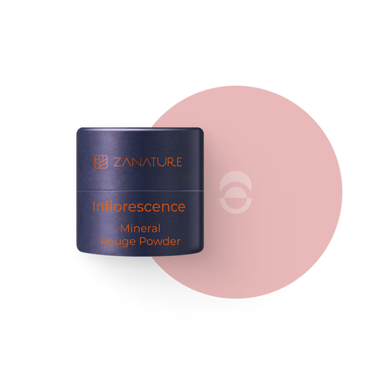 Róż do twarzy Zanature Inflorescence Mineral Rouge Powder Lotus 3 g