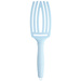 Szczotka Olivia Garden FingerBrush LOVE Pastel Blue Combo Medium do rozczesywania i wygładzania włosów niebieska