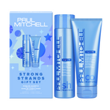 Zestaw Paul Mitchell Strong Strands Gift odbudowujący do włosów zniszczonych szampon 250ml + odżywka 200ml