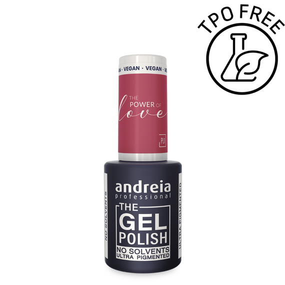 Lakier hybrydowy Andreia Professional The Gel Polish PL1 z mocną pigmentacją głęboki róż 10,5 ml