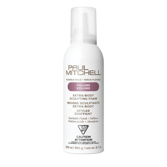 Pianka Paul Mitchell Volume Extra Body Sculpting zwiększająca objętość o elastycznym utrwaleniu 200 ml