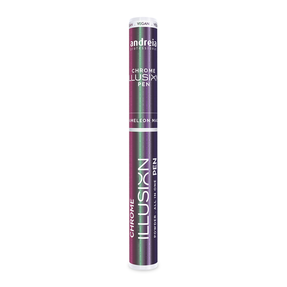 Pisak do zdobień Andreia Professional Chrome Illusion z pyłkiem opalizującym 02 Chameleon Magenta 0.5 g
