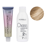 Zestaw Montibello Meteorites Toner Tiger Eye Beige + woda 7 Vol 2% 60 ml