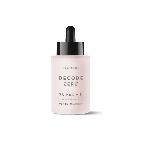 Lekki olejek Montibello Decode Zero SUPREME odbudowujący do wszystkich rodzajów włosów 50 ml