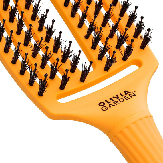 Szczotka Olivia Garden FingerBrush On The Road Again Yellow Sunshine Combo Medium do rozczesywania włosów
