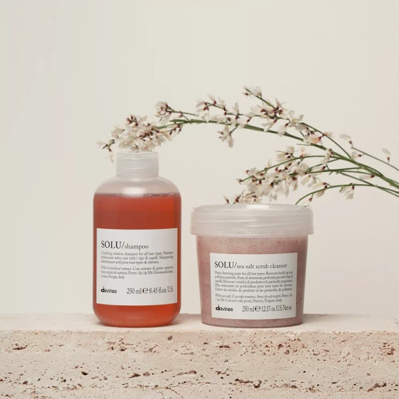 Pasta Davines Essential Haircare SOLU Sea Salt oczyszczająca do włosów i skóry głowy 250 ml
