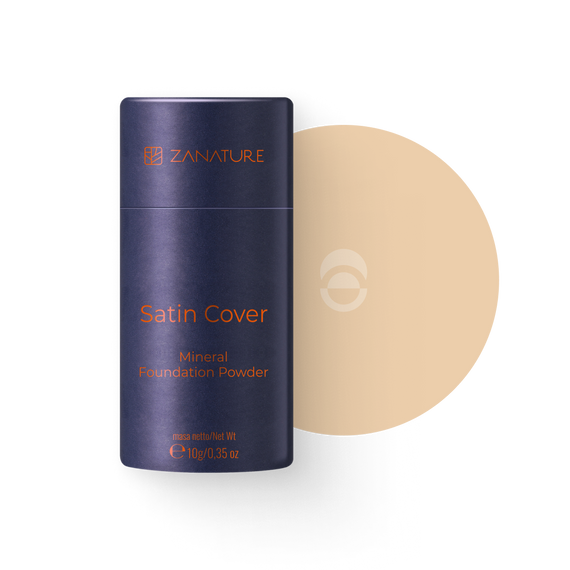 Podkład mineralny Zanature MF Satin Cover Warm Nude WN L3 10 g