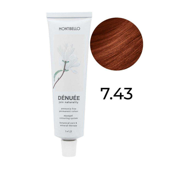 Farba Montibello Denuee 7.43 złoto-miedziany blond 60 ml