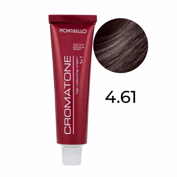 Farba Montibello Cromatone 4.61 popielato-kasztanowy brąz 60 ml
