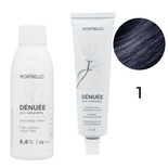 Zestaw Montibello Denuee farba 1 czarny 60 ml + krem aktywujący 22VOL 6,6% 90 ml