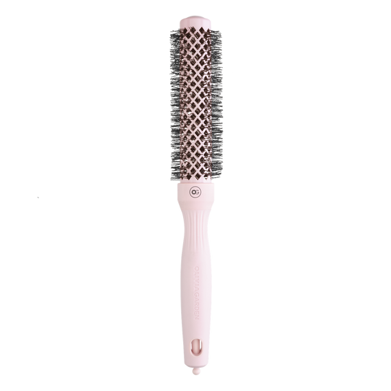 Szczotka Olivia Garden Expert Blowout Speed Wavy Bristles do suszenia i modelowania włosów różowa 25 mm