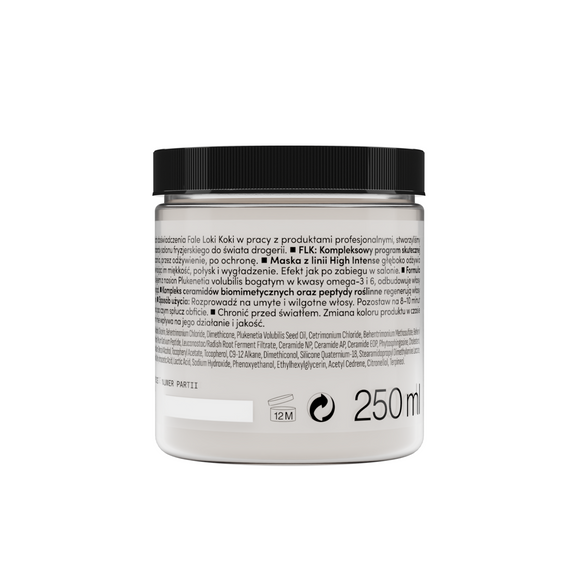 Maska FLK High Intense odbudowująca do włosów suchych i zniszczonych 250 ml