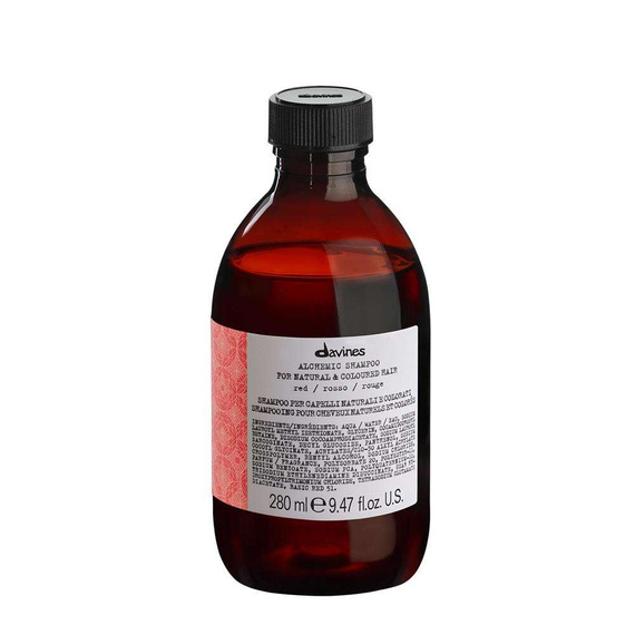 Szampon Davines Alchemic Red podkreślający kolor - włosy czerwone i mahoniowe 280 ml