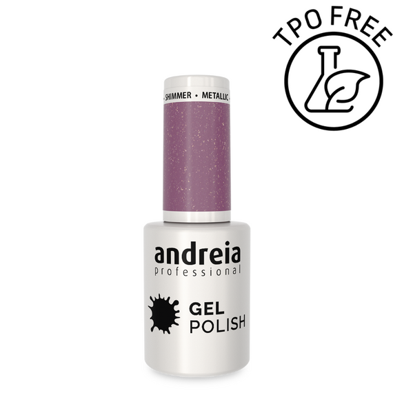 Lakier hybrydowy Andreia Professional Gel Polish 258 metaliczny jasny fiolet 10,5 ml