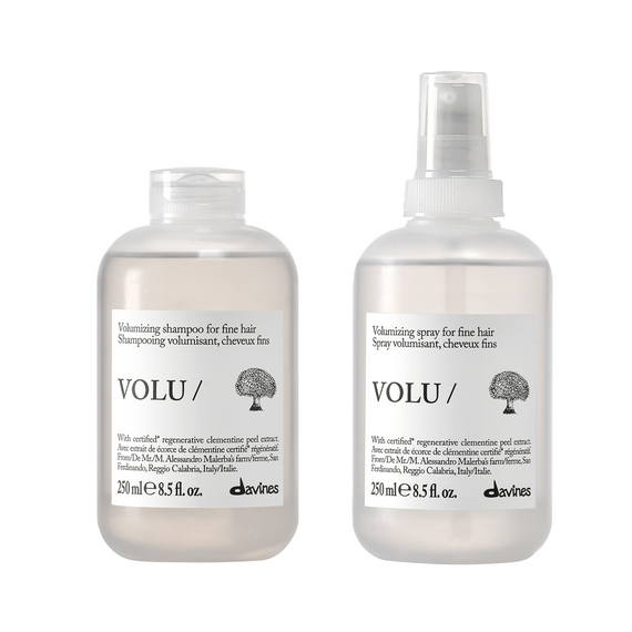 Zestaw Davines Essential Haircare VOLU zwiększający objętość szampon 250ml + mgiełka 250ml