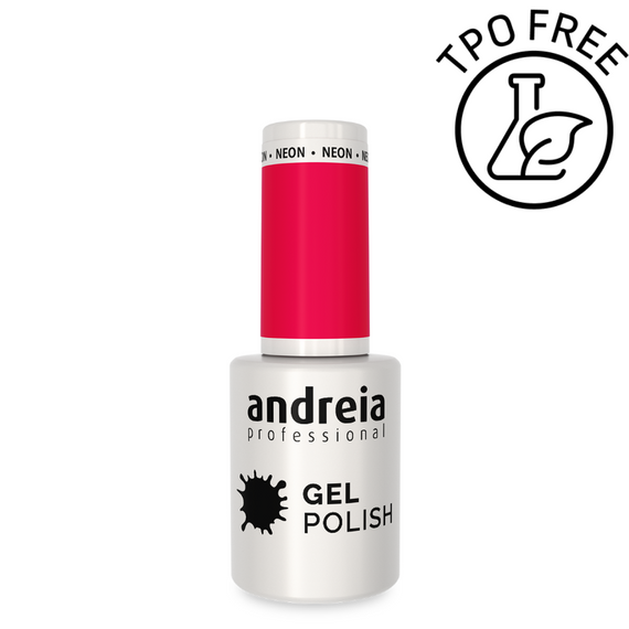 Lakier hybrydowy Andreia Professional Gel Polish 264 neonowa, jasna malina 10,5 ml
