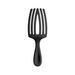Szczotka Olivia Garden FingerBrush Care Mini Black do rozczesywania włosów czarna