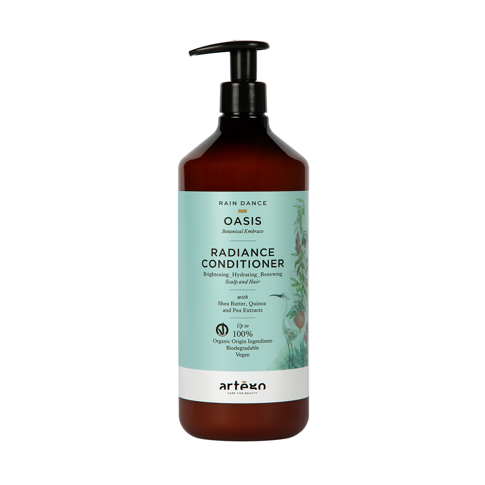 Artego Odżywka Artego Rain Dance Oasis rozświetlająca do włosów łamliwych i matowych 1000 ml
