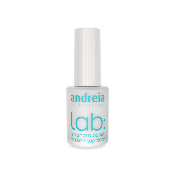 Lakier Andreia Professional Lab Strenght Boost 3 w 1 baza, utwardzacz, top do manicure 10,5 ml