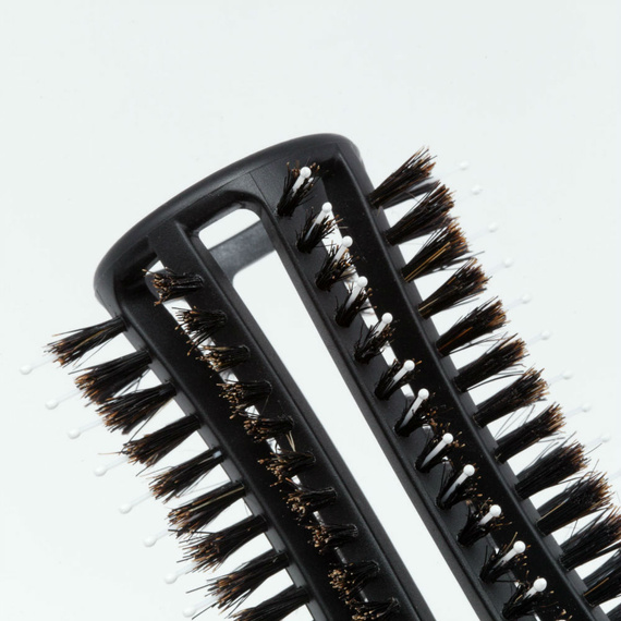 Szczotka Olivia Garden Fingerbrush Round Extra Large do modelowania włosów 56 mm czarna