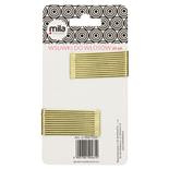 Wsuwki płaskie 6 cm złote Mila Technic