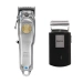 Zestaw Maszynka do strzyżenia Wahl 5 Star Cordless Senior Metal Edition bezprzewodowa 46 mm + Golarka Wahl Mobile Shaver