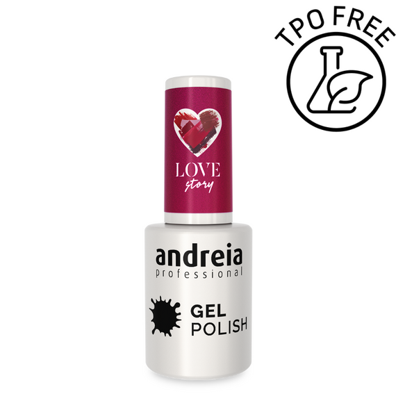 Lakier hybrydowy Andreia Professional Gel Polish 302 róż z perłową poświatą fioletu 10,5 ml