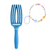 Szczotka Olivia Garden FingerBrush Combo Medium Inner Child Turbo Blue do rozczesywania i wygładzania włosów