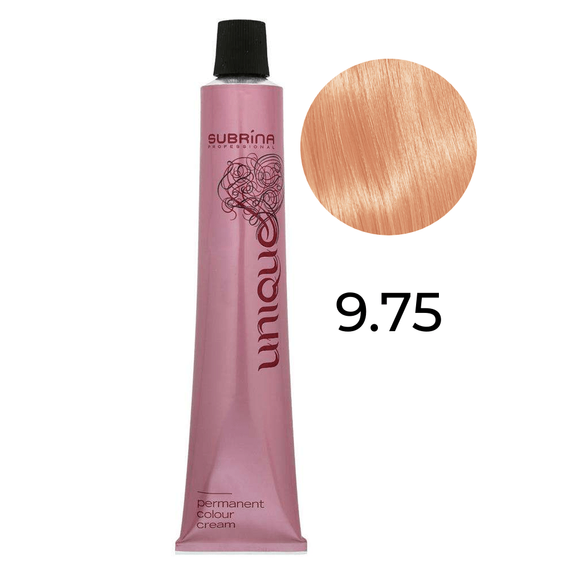 Farba Subrina Unique 9.75 bardzo jasny blond brązowo czerwony 100 ml