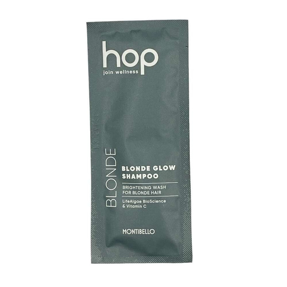 Szampon Montibello HOP Blonde Glow neutralizujący refleksy do włosów blond i rozjaśnianych 10 ml