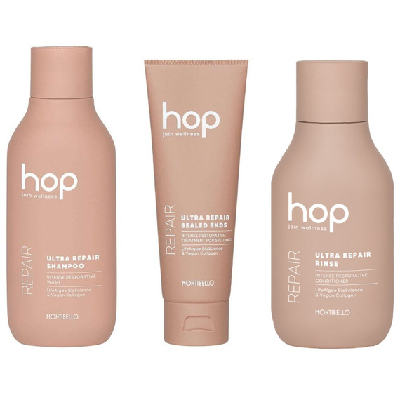 Zestaw Montibello HOP Strength & Resistance odbudowujący do włosów zniszczonych