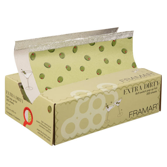 Folia do koloryzacji Framar Extra Dirty Pop Up 20,3 × 27,9 cm 200 sztuk