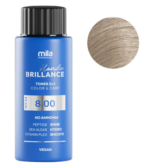 Toner Mila Pro Blonde Brilliance 8.00 Sunset Bay do włosów 60 ml