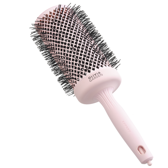 Szczotka Olivia Garden Expert Blowout Speed Wavy Bristles do suszenia i modelowania włosów różowa 65 mm
