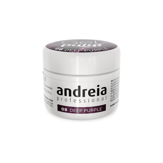 Żel do zdobień Andreia Professional Gel Paint 08 Deep Purple 4 ml