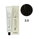 Farba Artego Re Color permanentna bez amoniaku 3.0 ciemny brąz 100 ml