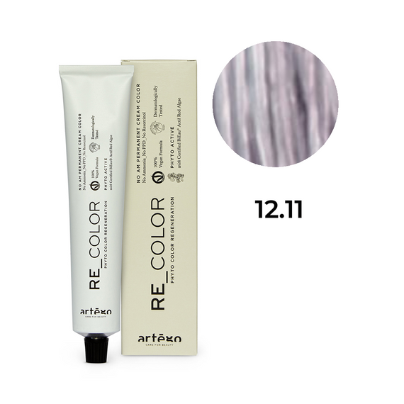 Farba Artego Re Color Special Blonde permanentna bez amoniaku 12.11 niebieski specjalny blond 100 ml
