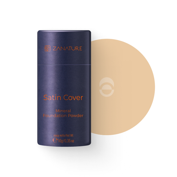 Podkład mineralny Zanature MF Satin Cover Warm Nude WN L4 10 g
