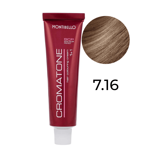 Farba Montibello Cromatone 7.16 kasztanowy popielaty blond 60 ml