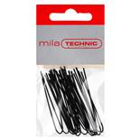 Zapinka kokówka prosta 5 cm czarna Mila Technic