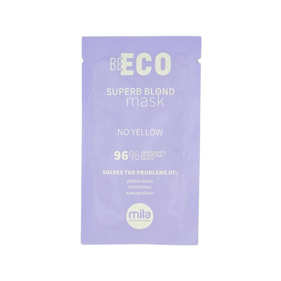 Maska Mila BE ECO Superb Blond neutralizująca żółte refleksy 10 ml