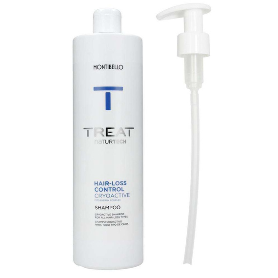 Szampon MontibelloTreat NaturTech Hair Loss Control Cryoactive przeciw wypadaniu włosów 1000 ml z pompką