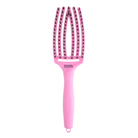 Szczotka Olivia Garden FingerBrush Combo Medium Pink Tokyo do rozczesywania włosów Amazonki Róż po zdrowie