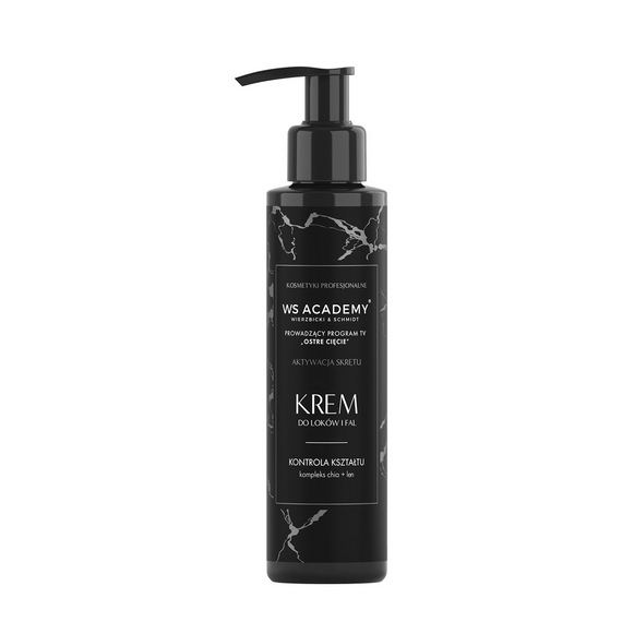 Krem WS Academy stylizujący do włosów definiujący loki i fale 150 ml