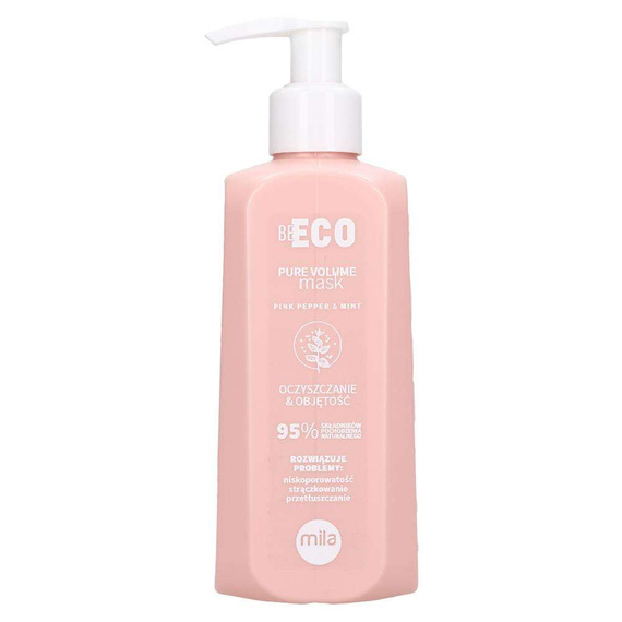 Maska Mila BE ECO Pure Volume Mask Oczyszczanie i Objętość 250 ml